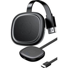 TechnoStation 5g Dual Band Type-C To HDMI Kablosuz Ekran Yansıtıcı Kablosuz HDMI Tv Ekran Yansıtma Cihazı