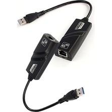 TechnoStation USB 3.0 To Ethernet Çevirici Dönüştürücü Adaptör Gigabit Ethernet USB Dönüştürücü Cihazı