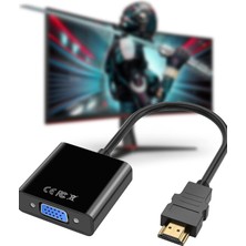 TechnoStation HDMI To VGA Kablo Çevirici, Dönüştürücü, Görüntü Aktarıcı HDVGA015, Kapsama Uygun Çevirici