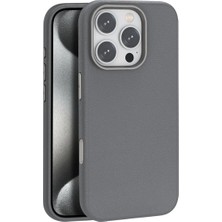 Brc Design Joko 16 Pro Max Wonder Deri Magsafe Kapak - Titan Gri