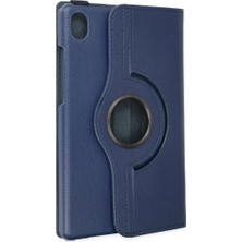 Brc Design Galaxy X510 Tab S9 Fe 11 Kılıf 360 Tablet Deri Kılıf - Lacivert