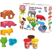 Freedom Storee 03997 Art Craft Orman Hayvanları Hamur Set 168 gr -Fentoys