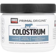 Force Factor Primal Origins Bovine Colostrum Grass-Fed Gut Health & Recovery  93 G