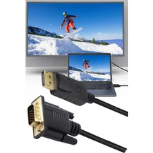 Gampus Display'den Vga'ya, Displayport VGA Dönüştürücü 1080P Monitör Bilgisayar Tv Çevirici