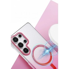 Brc Design Galaxy S25 Ultra Glossy Magsafe Kapak - Pembe