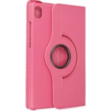 Brc Design Galaxy X510 Tab S9 Fe 11 Kılıf 360 Tablet Deri Kılıf - Pembe