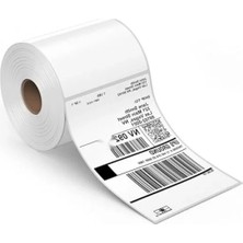 Ulu Pazarlama Termal Kargo Etiketi, 100MM x 150MM, 500 Adet, Su-Yağ-Isı Dayanıklı