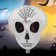 Markaon Örümcek Ağ Desenli Iskelet Folyo Balon