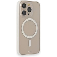 Eco Port Apple Iphone 14 Pro Kılıf Grand Magneticsafe Kapak - Beyaz