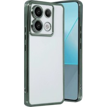 Eco Port Xiaomi Poco X6 Kılıf Razer Lensli Silikon - Yeşil