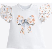 Kitikate Organik Lulu T-Shirt Beyaz