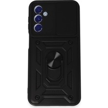 Brc Design Galaxy M34 5g Kılıf Pars Lens Yüzüklü - Siyah