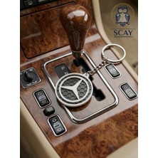 Scay Mercedes Benz Logolu Tasarım Anahtarlık V2