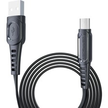 Eco Port DC01 Süper Hızlı Micro USB Kablo 1m 2.4A - Siyah