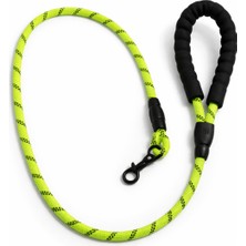 Papağanhane Fitilli Halat Köpek Gezdirme Tasması 115 cm 10 mm | Neon Yeşil | 0–30 kg