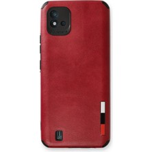 Eco Port Realme C11 2021 Kılıf Loop Deri Silikon - Kırmızı