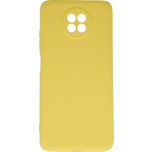 Eco Port Xiaomi Redmi Note 9 5g Kılıf Nano Içi Kadife Silikon - Sarı