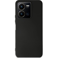 Eco Port Vivo Y35 Kılıf First Silikon - Siyah