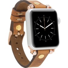 Eco Lounge Apple Watch Uyumlu Deri Kordon 38-40-41MM Gt G19 Taba
