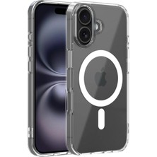 Eco Port Apple Iphone 16 Combo Sert Şeffaf Magsafe Kapak - Şeffaf