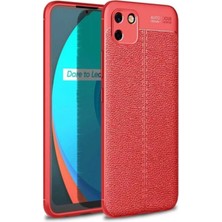 Brc Design Realme C11 Kılıf Auto Fus Kapak - Kırmızı