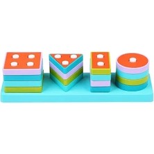 Mrspancer 308902G - Lc Ahşap Geometrik Şekiller Bul - Tak