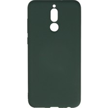 Eco Port Huawei Mate 10 Lite Kılıf Nano Içi Kadife Silikon - Koyu Yeşil