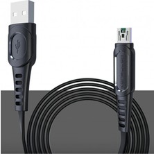 Eco Port DC24 Micro USB Kablo 1.2m 4A - Siyah