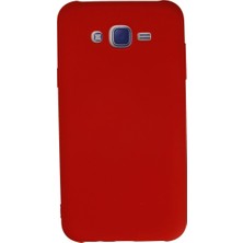 Eco Port Samsung Galaxy J7 Kılıf Nano Içi Kadife Silikon - Kırmızı