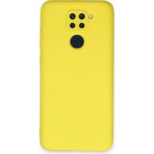Eco Port Xiaomi Redmi Note 9 Kılıf Nano Içi Kadife Silikon - Sarı