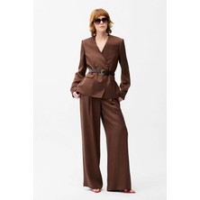 Love My Body Bol Paça Pantolon Kahve 153L9973000