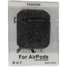 Eco Port Apple Airpods 2 (2.nesil) Spell Simli Kılıf - Siyah