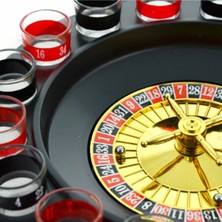 PremiumPort Eğlenceli Rus Ruleti Temalı Tekila Oyun Seti, Şık ve Eğlenceli Tasarım