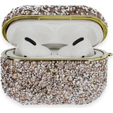 Eco Port Apple Airpods Pro 2 (2.nesil) Luz Taşlı Kılıf - Pembe