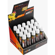 Nowup Nutrition 20 Adet L-Carnitine Shot Limon Aromalı 25 ml Yetişkinler İçin Enerji ve Yağ Yakımını Destekleyen Ürün