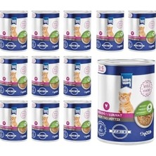 Ulu Pazarlama Tavuklu ve Jöleli Yavru Kedi Konserve Maması 400 gr x 12