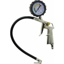 Otohousse Saatli Hava Ölçme Lastik Şişirme Tabancası 12 Bar Basınçlı - 1/4 Rekor (5545)