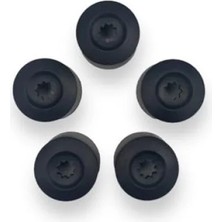 Ulu Pazarlama Vw Polo ile Uyumlu Tekerlek Jant Bijon Kapağı Seti (5 Adet)