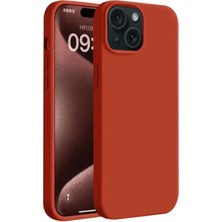 Eco Port Apple Iphone 15 Plus Kılıf First Silikon - Kırmızı
