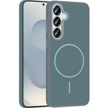 Eco Port Joko Samsung Galaxy S25 Broş Magsafe Kapak - Turkuaz