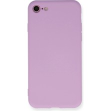 Eco Port Apple Iphone 7 Kılıf Nano Içi Kadife Silikon - Lila