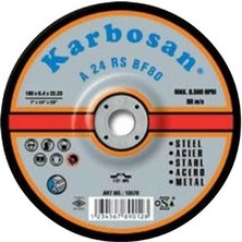 Karbosan 115X6.4 Taşlama Taşı Yüksek Performanslı Uzun Ömürlü Genel Amaçlı Metal Taşlama İçin