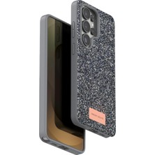 Eco Port Onegif Samsung Galaxy S26 Ultra Bright Simli Kapak - Gümüş