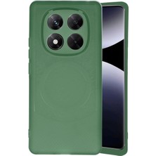 Eco Port Xiaomi Redmi Note 14 Pro 5g Kılıf Maya Karbon Kapak - Koyu Yeşil