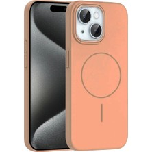 Eco Port Joko Apple Iphone 15 Plus Broş Magsafe Kapak - Çöl Titanyum