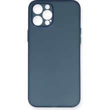 Eco Port Apple Iphone 12 Pro Max Kılıf Pp Ultra Ince Kapak - Mavi