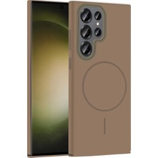 Eco Port Joko Samsung Galaxy S24 Ultra Broş Magsafe Kapak - Çöl Titanyum