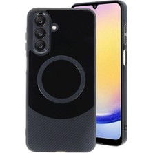 Eco Port Samsung A26 Kılıf Maya Karbon Kapak - Siyah