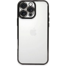 Eco Port Apple Iphone 16 Pro Kılıf Razer Lensli Silikon - Siyah