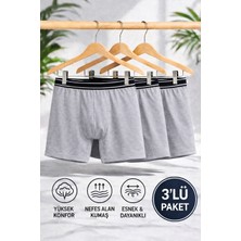 Maxi-Dry 3'lü Erkek Boxer Aşırı Terleme Önleyici – Çift Katmanlı, Islaklık Sızdırmaz, Nefes Alabilen Iç Giyim